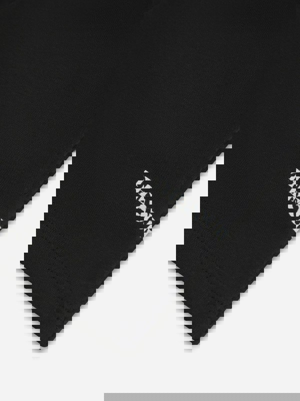 The Couture Club Kids Raw Seam Shorts in Black