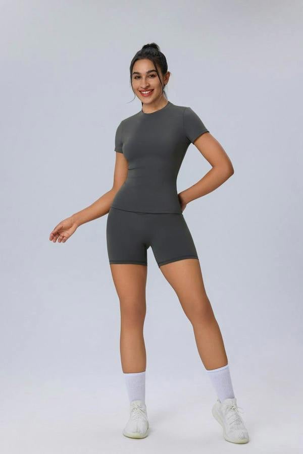 Anniou Short Sleeve Yoga T-Shirt