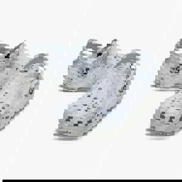 Crocs Crocs WATERCOLOR MARBLED Unisex Adults Clogs Grey Swirl