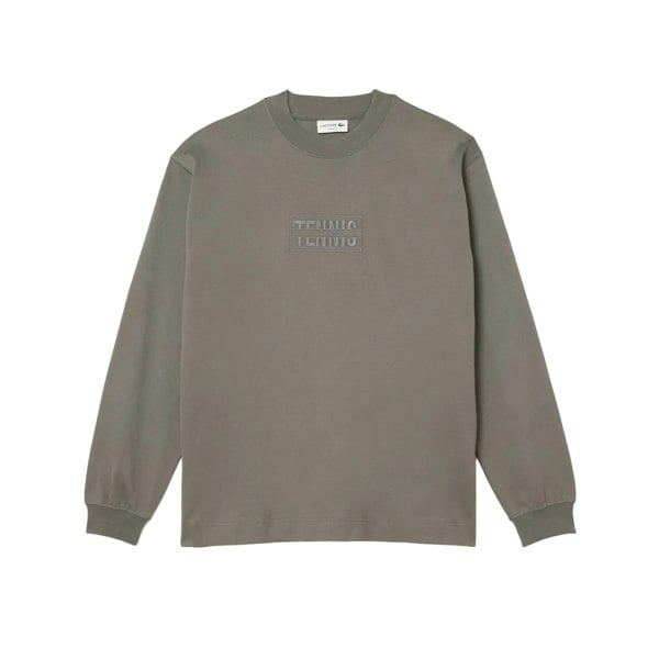 Lacoste Unisex Adult Cotton Loose Fit Sweatshirt - Grey