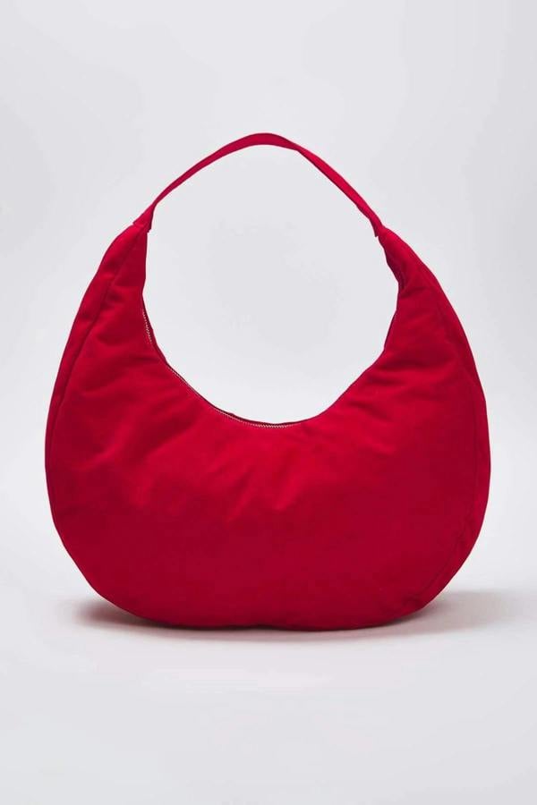 WOVCOR Suede Half Moon Women's Oval Shoulder Bag