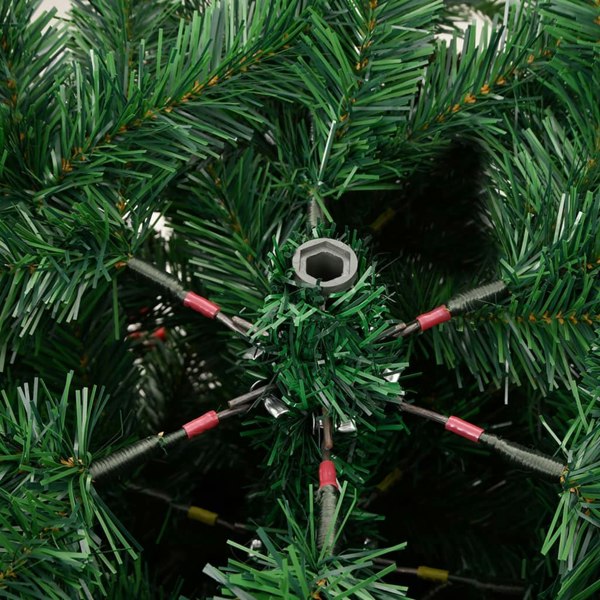 Berkfield Artificial Hinged Christmas Tree with Cones and Berries 180 cm