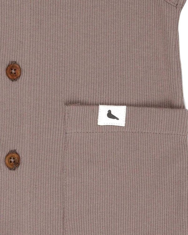 Brown Rib Jumpsuit - image 4
