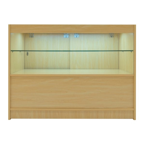 Monstershop LED Retail Shop Counter C1200 - Maple