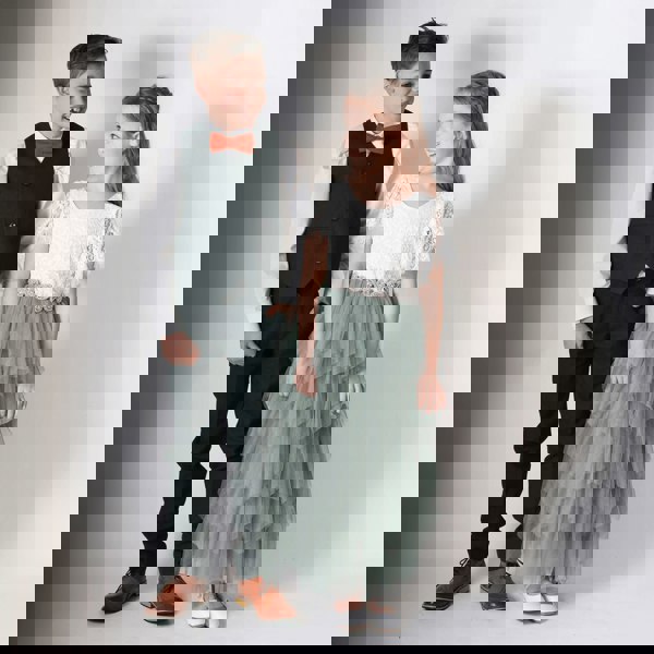 UK Flower Girl Boutique Bohemian Princess Dress - Sage Green