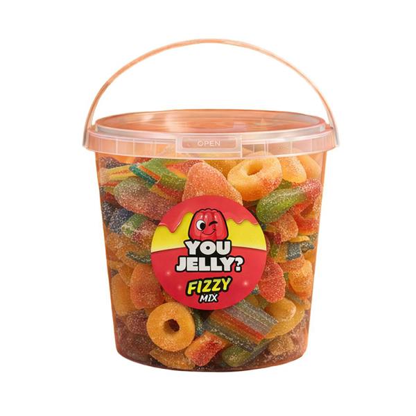 You Jelly 500g Fizzy Mix Bucket | You Jelly? | Jelly Sweets By Exploded Sweets