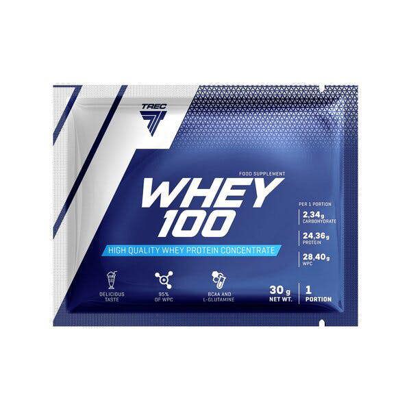 Trec Nutrition Whey 100, Chocolate Coconut - 30g (1 serving)
