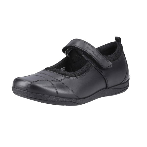 Hush Puppies Clara Senior Leather Girls's Black Shoes