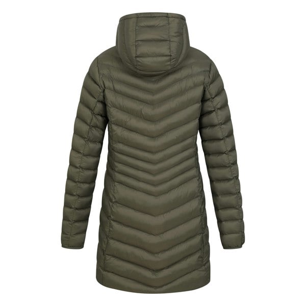 Mountain Warehouse Womens/Ladies Florence Faux Fur Lined Padded Jacket - Khaki Green