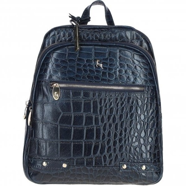 'Camilla' Real Leather Backpack: 52235