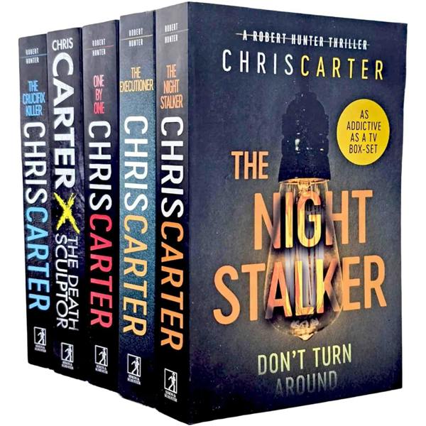 Robert Hunter Thrillers 5 Books Collection Set - Chris Carter(The Crucifix Killer, The Night Stalker, One by One, The Executioner, The Death Sculptor)