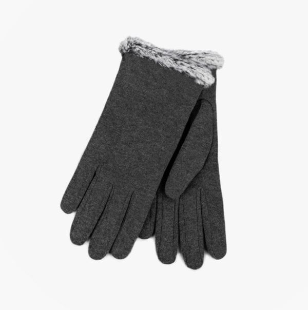 Totes Isotoner THERMAL SMARTOUCH CUFFED Womens Gloves Grey