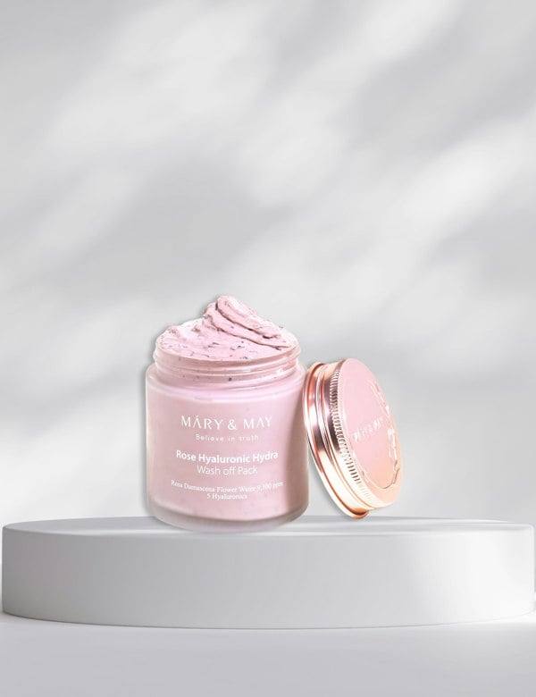 MARY & MAY Rose Hyaluronic Hydra Wash off Pack 30g / 125g