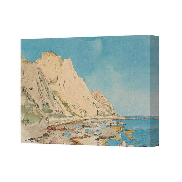 Benjamin Tate Design Cliff Coast Seascape Canvas Print Wall Art 3030 Decor