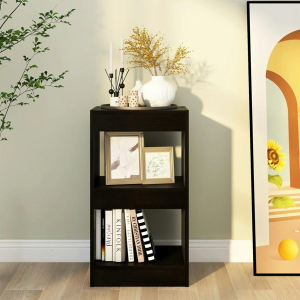 Berkfield Book Cabinet/Room Divider Black 40x30x72 cm