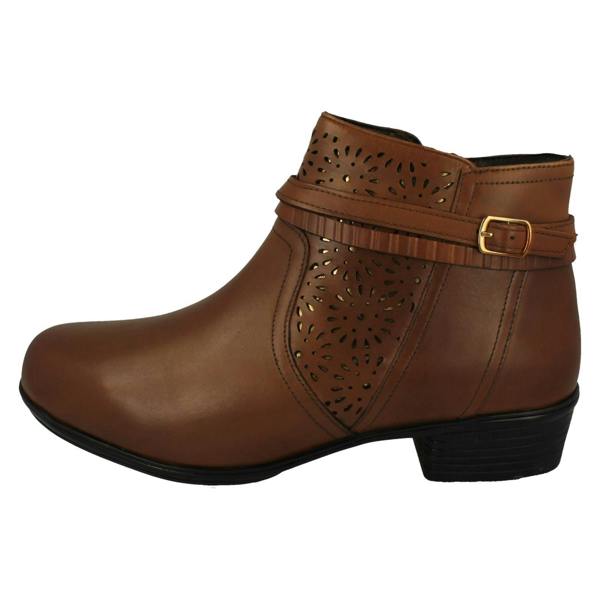 DB Shoes Ladies DB Shoes 2V Dual Fitting Ankle Boots Sky