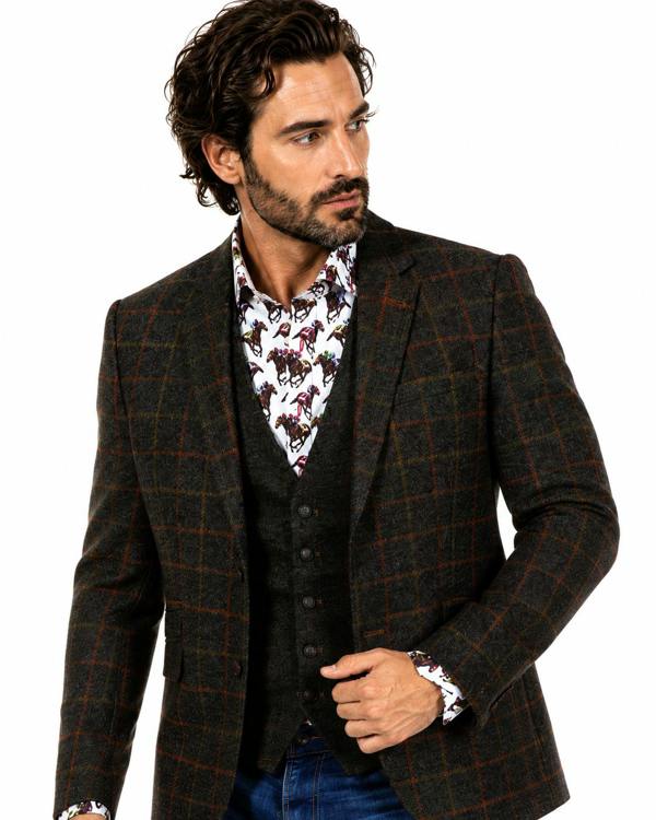 Claudio Lugli Wool Jacket with Spitfire Lining