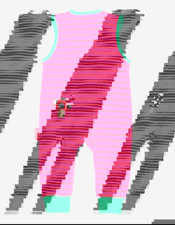 Organic Fawn Applique Slungarees - Toby Tiger UK Retail