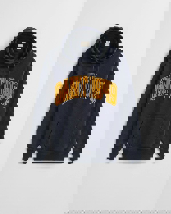 GANT Mens Graphic Hoodie - 433 Evening Blue - CHO - Designer Mens Hoodies