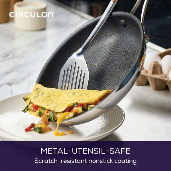 Circulon Stainless Steel Extreme Non-Stick Cookware Set, 11pce
