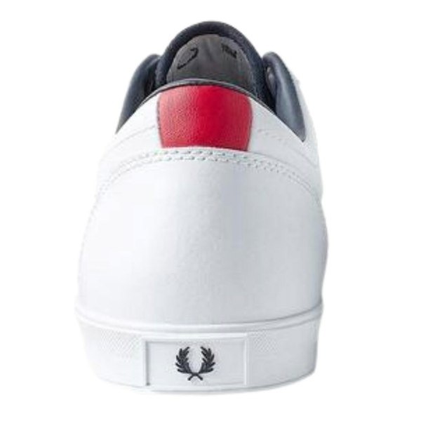 Fred Perry Baseline Perf Leather Trainers - White