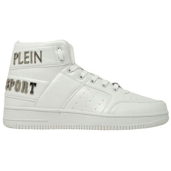 Philipp Plein Sport Plein Sport Hi-Top Bold Brand Sneakers - White