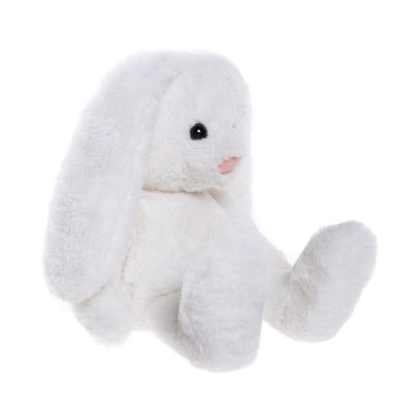 Charlie Bears Bramble Bunny - Bear & Me Blossom White Soft Plush Animal Cute Rabbit Woodland Creature Toy - 30cm/12 Inches Tall