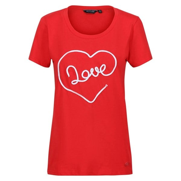 Regatta Women's Filandra VII Love T-Shirt - Miami Red