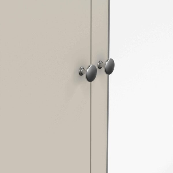 Wyld Haus Gossmere Natural Cashmere Wardrobe 3 Doors 2 Drawers