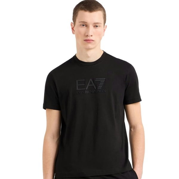 Emporio Armani EA7 EA7 Emporio Armani Visibility Tonal Logo T-Shirt Black
