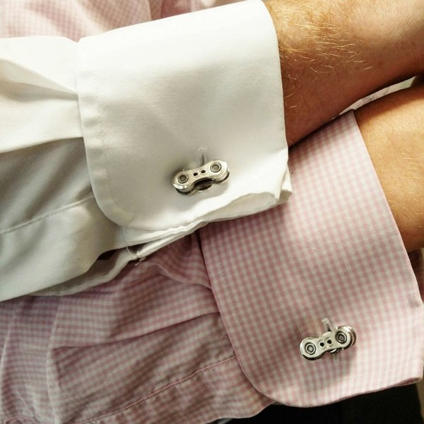 Paguro Recycled Bicycle Chain Cufflinks (3 Colours Available)