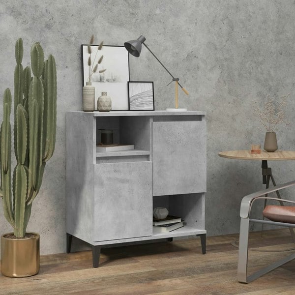 Berkfield Sideboard Concrete Grey 60x35x70 cm Engineered Wood
