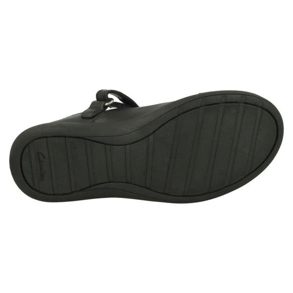 Clarks Girls Clarks Rainbow Detailed School Shoes Etch Beam