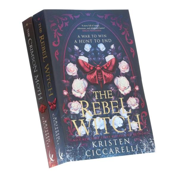 The Crimson Moth Series 2 Books Collection Set By Kristen Ciccarelli (The Crimson Moth and The Rebel Witch)
