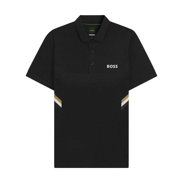 Boss Mens Slim Polo Shirt - Black - 