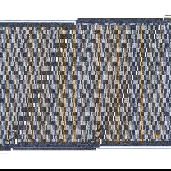 The Rugs Eco-Friendly Washable Striped Mat | Trap 95% Dirt