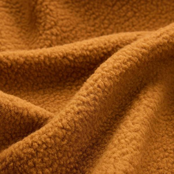 Regatta Mens Frankie Borg Fleece Jacket - Rich Tan/Black - 
