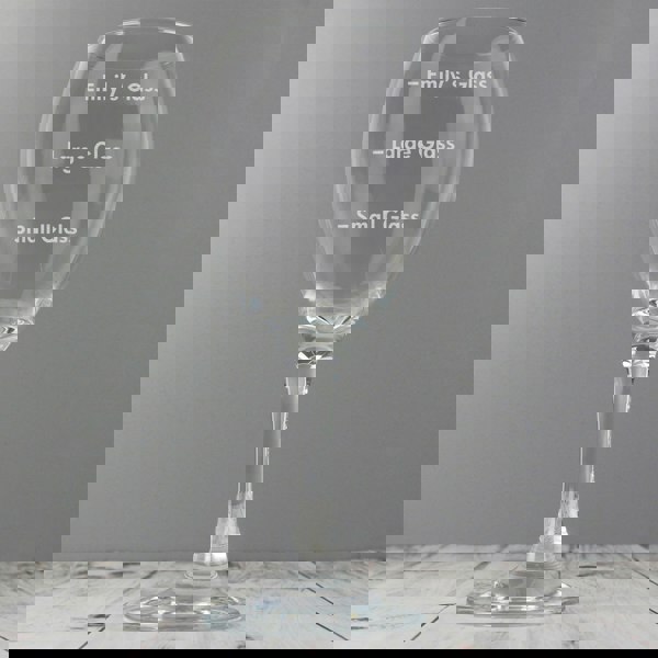 Personalised Memento Company Personalised Measures Wine Glass