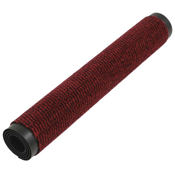 Berkfield Dust Control Mats 2 pcs Rectangular Tufted 60x90 cm Red