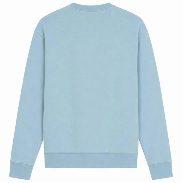 Boss Mens Signature Cotton Logo Sweatshirt - Pastel Blue - 