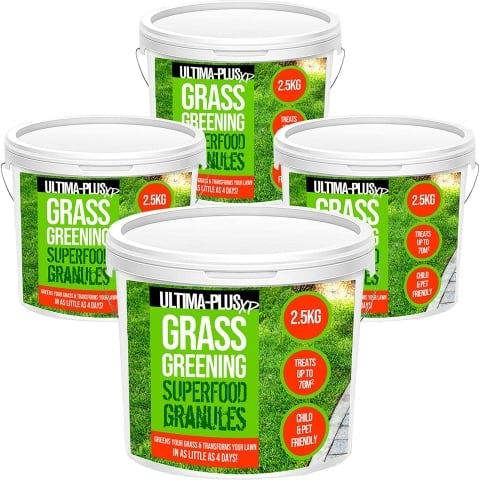ProKleen ULTIMA-PLUS XP Grass Greening Superfood Granules - Lawn Fertiliser to Green and Strengthen Grass 10Kg