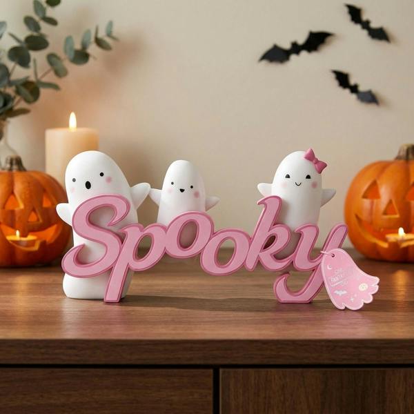 Garden Greatness Halloween Ghost Spooky Slogan Decoration