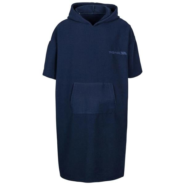 Trespass Unisex Adult Towelhood Towelling Hooded Poncho - Navy