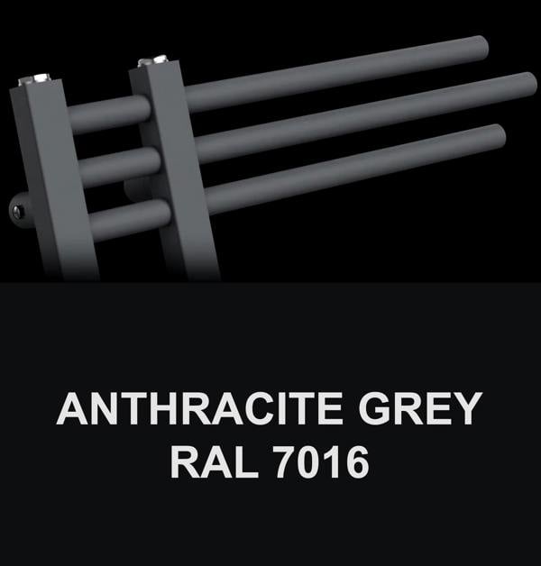 MYHOMEWARE Anthracite Grey 500 x 1200mm Electric Bathroom Designer Towel Rail Radiator Heater - Thermostatic AF Pre-Filled Model Sydney