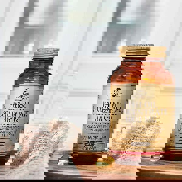 Solgar Omegas & Fatty Acids Fish Oil Concentrate 1000mg Softgels x 60 - Additional 4