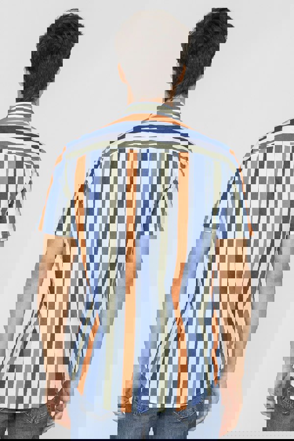 ENORSIA Men's Button Down Short Sleeve Shirt