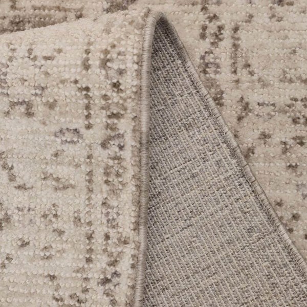 Traditional Medallion Vintage Rug with Cotton Fringe