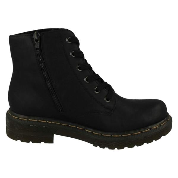Rieker Ladies Rieker Lace Up Detailed Ankle Boots 78240
