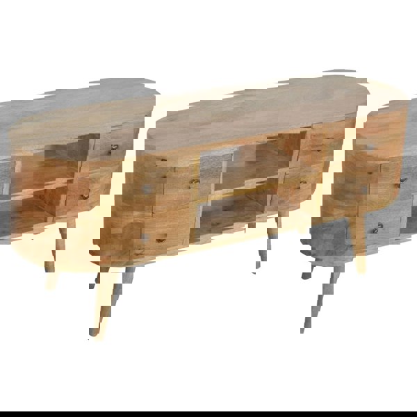 Artisan Furniture Solid Wood Rounded Entertainment Unit