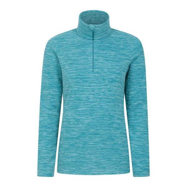 Mountain Warehouse Womens/Ladies Snowdon Melange Fleece Top - Teal - 